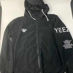 Adidas Size Small YEEZY YEEZUS Tour Jacket S1 Black Hoodie Windbreaker.